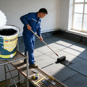Non Curing Rubberized Asphalt Waterproof Coating Cold Applied for Roof Basement Walls Modern Eco-Friendly Elastic Sealant - Product Image 1