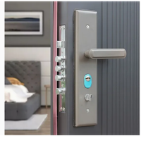 Puerta de Seguridad de Acero de Alta Resistencia, Puerta Metálica de Entrada Exterior para Viviendas Residenciales, Puerta Principal con Cerradura Multipunto