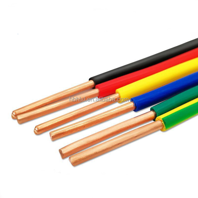 450/750V House Building Electrical Cable Wire 1.5mm 2.5mm 4mm 6mm 10mm 16mm 25mm BV/BVR Flexible Copper Electric Wire Cable