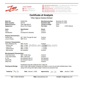 アメリカEU倉庫0.<span class=keywords><strong>1</strong></span>% 0.6% Vitexin Vitex Agnus Castusエキスチャステベリーエキスパウダー - Product Image 2