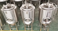 Fermenteur conique hermétique en acier inoxydable sanitaire 304/316 personnalisé de 500 L pour bière, café, vin, eau – Neuf