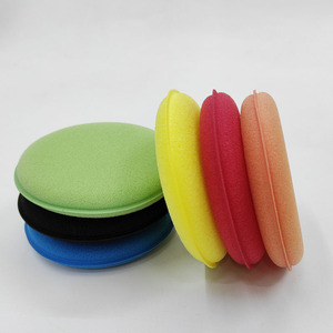 Esponja para lavado de coches Xibaite, herramienta de limpieza y pulido de alta densidad de 10 cm de diámetro para revestimiento cerámico de vehículos - Product Image 1