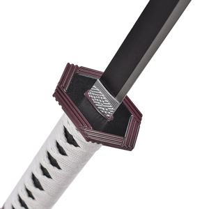 ดาบคอสเพลย์มินิสำหรับฆ่าอสูรญี่ปุ่นขนาด45ซม. กริชเหล็กแท้ใบมีด nichirin giyu tomyoka Katana ของเล่นโลหะ - Product Image 5