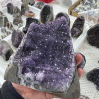 Artesanato De Cristal Natural Fengshui Energia Ametista Gruta Cluster Ametista Geode Cluster Do Brasil Office Store Feng Shui