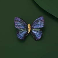 Broche de luxe légère haut de gamme à motif vintage brodé dégradé pour femme, accessoire de costume, épinglette pour enfant