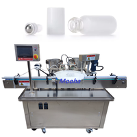 Machine de remplissage et de bouchage automatique de flacons en verre à haute productivité pour les applications cosmétiques, chimiques et automobiles avec une capacité de 5 ml