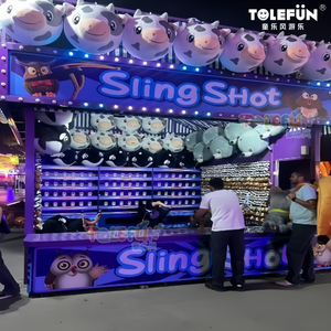 Tolefun Indoor Fair Attractions Big Midway Game Trailer avec stand en bois métal PP et prix pour adultes Fall Fun Festival Games - Product Image 3