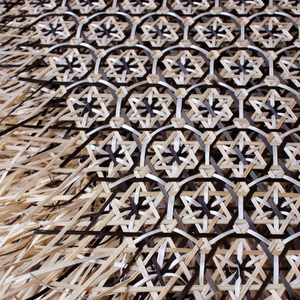 Alfombra de tejido de bambú multiusos + 84947900124 - Product Image 1