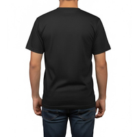 T-shirts personnalisés de style streetwear pour hommes, avec broderie sur le devant, coupe classique, en toile écologique respirante, style high street