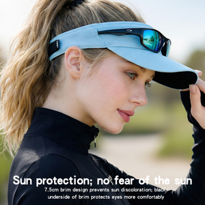 Nuovo Cappello da Golf da Donna di Design con Fori Traspiranti, Visiera Parasole ad Asciugatura Rapida, Protezione UV, Silicone Anti-Sudore - Product Image 5