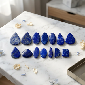Piedras Preciosas de Lapislázuli, Formas Mixtas, Pulimentadas, Mineral Azul Suelto para Joyería, Joyería Konain de Afganistán, 5mm-30mm - Product Image 1