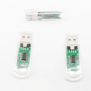 2020 High quality transparent USB flash drives with logo gifts plastic usb stick memory