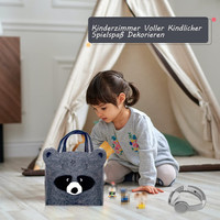 Sac de Transport, sac de rangement, de Transport en feutre, dessin animé, étui organisateur pour démarreur de boîte à tonien et accessoires