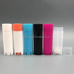 Venta al por mayor 5g blanco transparente claro vacío Chapstick contenedor 5g brillo labial contenedor negro bálsamo labial tubos - Product Image 3