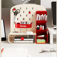 Accessoires de bureau Kit organisateur de tableau de cheville de bureau vertical multifonctionnel organisateur de papeterie de bureau porte-stylo