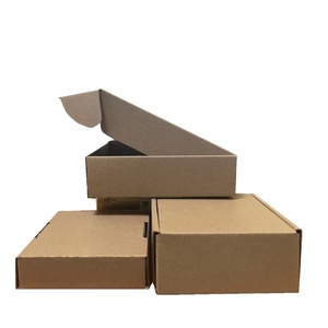 <span class=keywords><strong>Boîte</strong></span> d'expédition carrée en <span class=keywords><strong>carton</strong></span> kraft E-flute extra-rigide, personnalisable pour les petites commandes en gros - Product Image 1