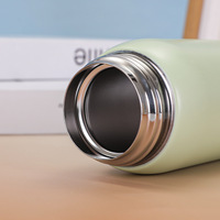 Thermos miniature à double paroi en acier inoxydable écologique de 200 ml/350 ml avec couvercle pour enfants et étudiants