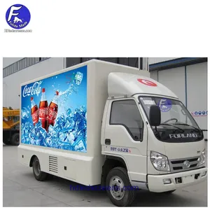 Bewegende Mobiele Trailer Reclame Digitale Borden Full Color 5Mm Ip65 Video Wall Truck Led Scherm Voor Outdoor Movie