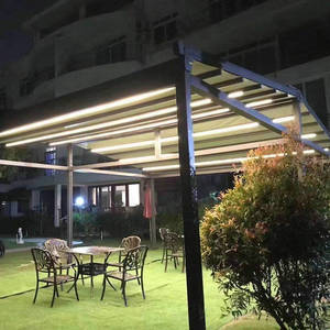 Toldo inteligente de aleación de aluminio Yongshengda 20 Sky Canopy, automático y independiente, para jardín de villa, sombra exterior. - Product Image 1