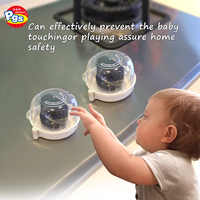 PRODIGY VB002 Cache-poignée de sécurité pour bébé, protection enfant pour armoires et tiroirs, transparent, en forme de pomme, en PC, multifonction, installation facile