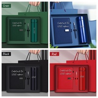 Set de Regalo Empresarial de Acero Inoxidable, Cuaderno Personalizado, Taza de Vacío, Regalos Promocionales para Eventos Empresariales, Venta al Por Mayor