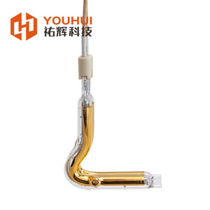 หลอดอินฟราเรดเคลือบทองคู่ยี่ห้อ Youhui กำลังไฟ 200-4000 วัตต์ พร้อมไส้หลอดฮาโลเจนควอตซ์ สำหรับใช้งานในอุตสาหกรรม - Product Image 2
