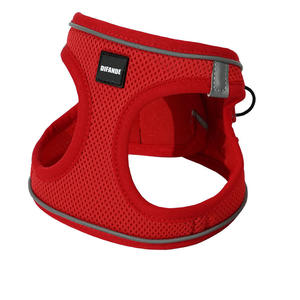 2026年春 小型犬用猫ハーネス 調整可能 子犬猫ハーネスベスト フレンチブルドッグ チワワ パグ ペット用屋外散歩用首輪 - Product Image 5