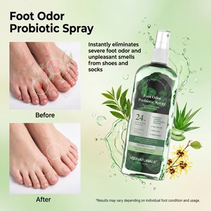 Spray anti-odeur pour les pieds OEM, spray probiotique 4 oz, élimine l'odeur des pieds, prévient la récurrence et restaure le microbiome de la peau - Product Image 4