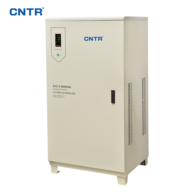 SVC-D 40KVA 50KVA LCD Digital Voltage Stabilizer Servo Type Single Phase AC 220V Automatic Voltage Regulator AVR for Commercial