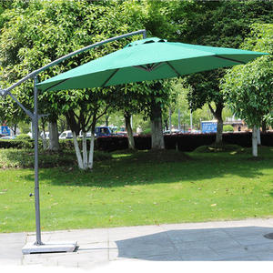 Heavy Duty Side Pole Cantilever Pagoda Fancy Garden Parasol Outdoor Patio Sombrilla con Logo Luxury Pool Commercial 9ft Steel - Product Image 2
