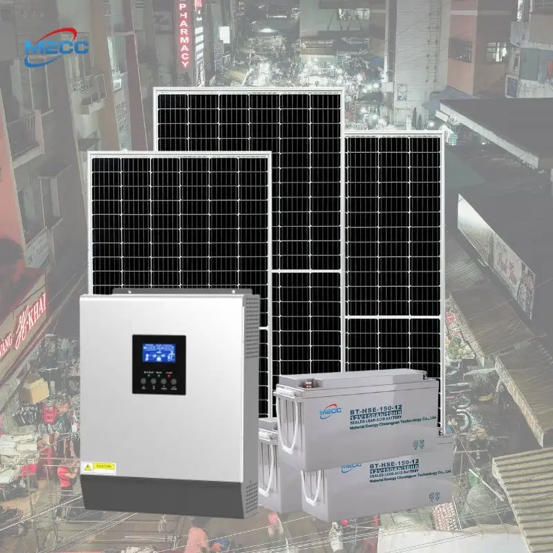 MECC Vietnam Resolves Power Supply Crisis Off Grid sistema di accumulo di energia solare