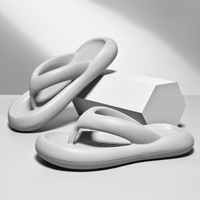 Tongs pour hommes à semelle épaisse, sandales en EVA antidérapantes pour l'été