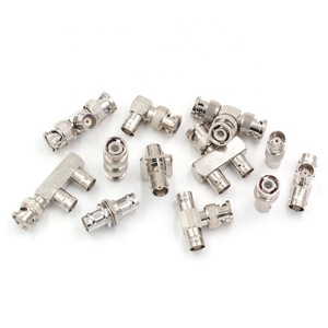 Connecteur BNC mâle à angle droit vers adaptateur BNC femelle 90 degrés, connecteurs coaxiaux RF en forme de L, laiton, ROHS, 50 ohms - Product Image 2