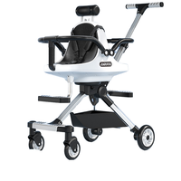 ZX039 Landau de voiture multifonctionnel paysage à haute intensité Double et double poussette pliable pour bébé pour le voyage