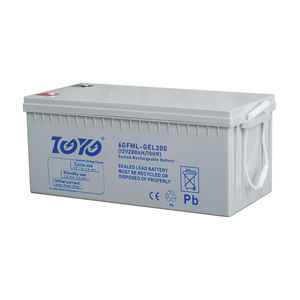 Stock al por mayor de ciclo profundo <span class=keywords><strong>AGM</strong></span> 6GFM200 almacenamiento recargable 12V200AH/10HR 200ah batería de gel de plomo ácido - Product Image 2