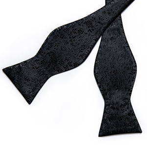 Self-<strong>Tie</strong> Men's Polyester <strong>Bow</strong> <strong>Tie</strong> <strong>Black</strong> Floral Pink Green Blue Paisley Solid Butterfly Wedding Prom Tuxedo Suits Accessories Gift - Product Image 3