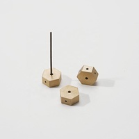 Porte-encens hexagonal en laiton de haute qualité CHENLANG, brûleur à encens, support, écologique, longue durée, méditation toute saison
