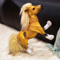 Jouet en peluche personnalisé de haute qualité certifié CE CPC, rembourrage en coton PP doux, cheval artificiel mignon, dinosaure, cadeau d'anniversaire parfait