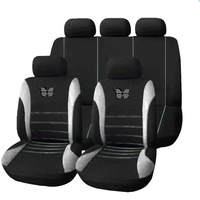 Housse de siège auto universelle toutes saisons en tissu, motif papillon, ajustement standard, pour best-seller Amazon, style mexicain