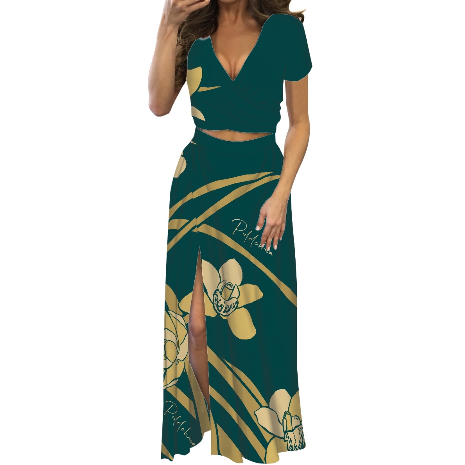 Short 2 Piece Formal Dress - Stylish & Professional