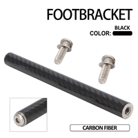 Support de repose-pieds en fibre de carbone véritable pour SUR-RON Light Bee - Pièces de rechange robustes pour moto électrique tout-terrain