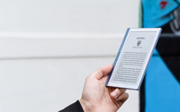 Topjoy B&W 5.76Inch E-reader Layar E-Paper Pembaca Ebook 32G Penyimpanan Besar