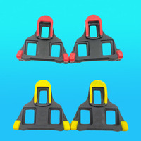 Jakroo – chaussures de cyclisme à pédales sans clip, jaunes et rouges, compatibles avec les pédales Sidi Sanluo, taille 40 41 42 43 44 45 46