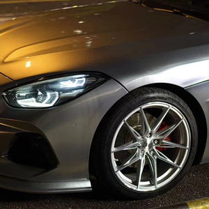 ล้อฟอร์จ SHIN-528 สีเงินหน้าเจียร 5 ก้าน สำหรับ BMW Toyota <span class=keywords><strong>Supra</strong></span> เพิ่มสมรรถนะการขับขี่ - Product Image 2