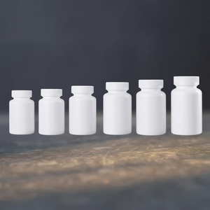 Botellas de Plástico HDPE Blancas de Boca Ancha de 225cc con Tapa de Rosca, Envases Farmacéuticos para Vitaminas y Suplementos - Product Image 3