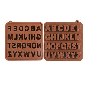 Moule en silicone en forme de <span class=keywords><strong>lettres</strong></span> pour chocolat, pochoirs en forme de <span class=keywords><strong>lettres</strong></span>, moule pour faire des biscuits au chocolat, gâteaux, desserts, bonbons gélifiés, fondant - Product Image 5