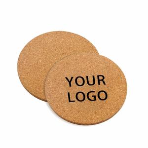 Posavasos Redondos de Corcho Personalizados con Impresión y Corte OEM de 4 Pulgadas - Product Image 2