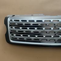 LR055881 Grille de pare-chocs avant argentée avec garniture chromée de haute qualité Remplacement OE pour Land Rover Range Rover Vogue 2014-2017