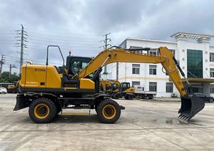 รถขุดไฮดรอลิกแบบล้อ รุ่น XE155WGA ขนาด 14 ตัน ความจุ 0.6 ลูกบาศก์เมตร เครื่องยนต์ 108 กิโลวัตต์ ประสิทธิภาพสูง สำหรับงานก่อสร้างถนน - Product Image 4