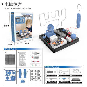 Kit di esperimenti scientifici di fisica di assemblaggio fai-da-te per bambini, giocattoli del motore dello stelo del circuito elettrico, giocattoli educativi scientifici di fisica - Product Image 5